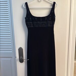 Laundry By Shelli Segal Black Sheath Maxi Dress